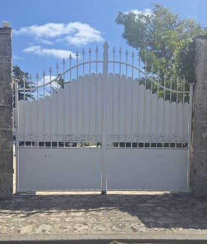Portail Semi-Plein à Fers de Lance (Soubassement Haut)